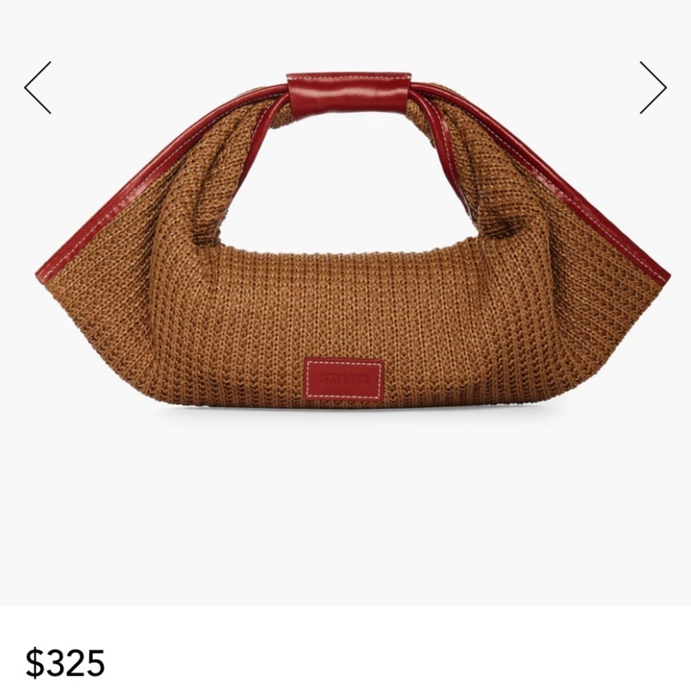 STAUD JETSON RAFFIA BAG